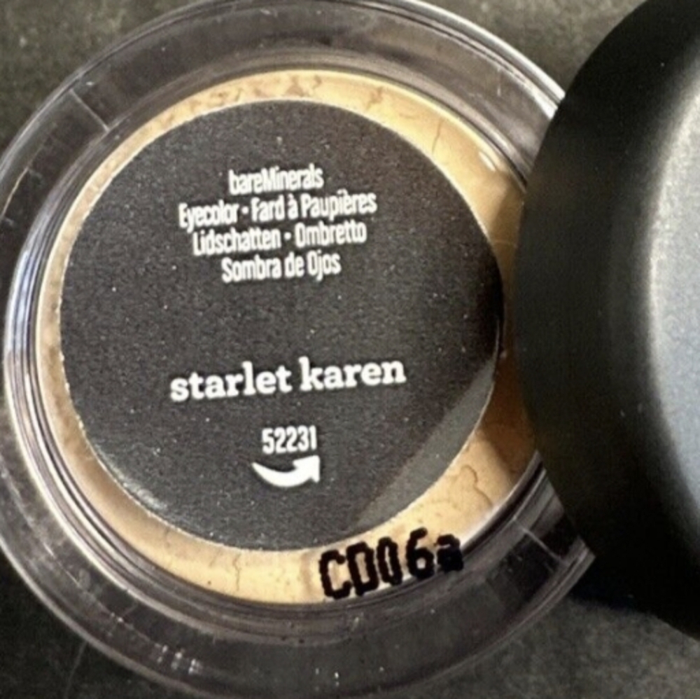 🌟HP🌟❇️🧚‍♀️STARLET KAREN BareMinerals MINI Eyeshadow NWT